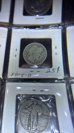 1908 Barber Quarter
