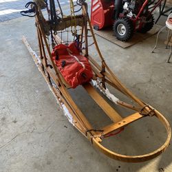 Professional Wood dog sled 