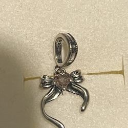 Pink ribbon S925 Charm