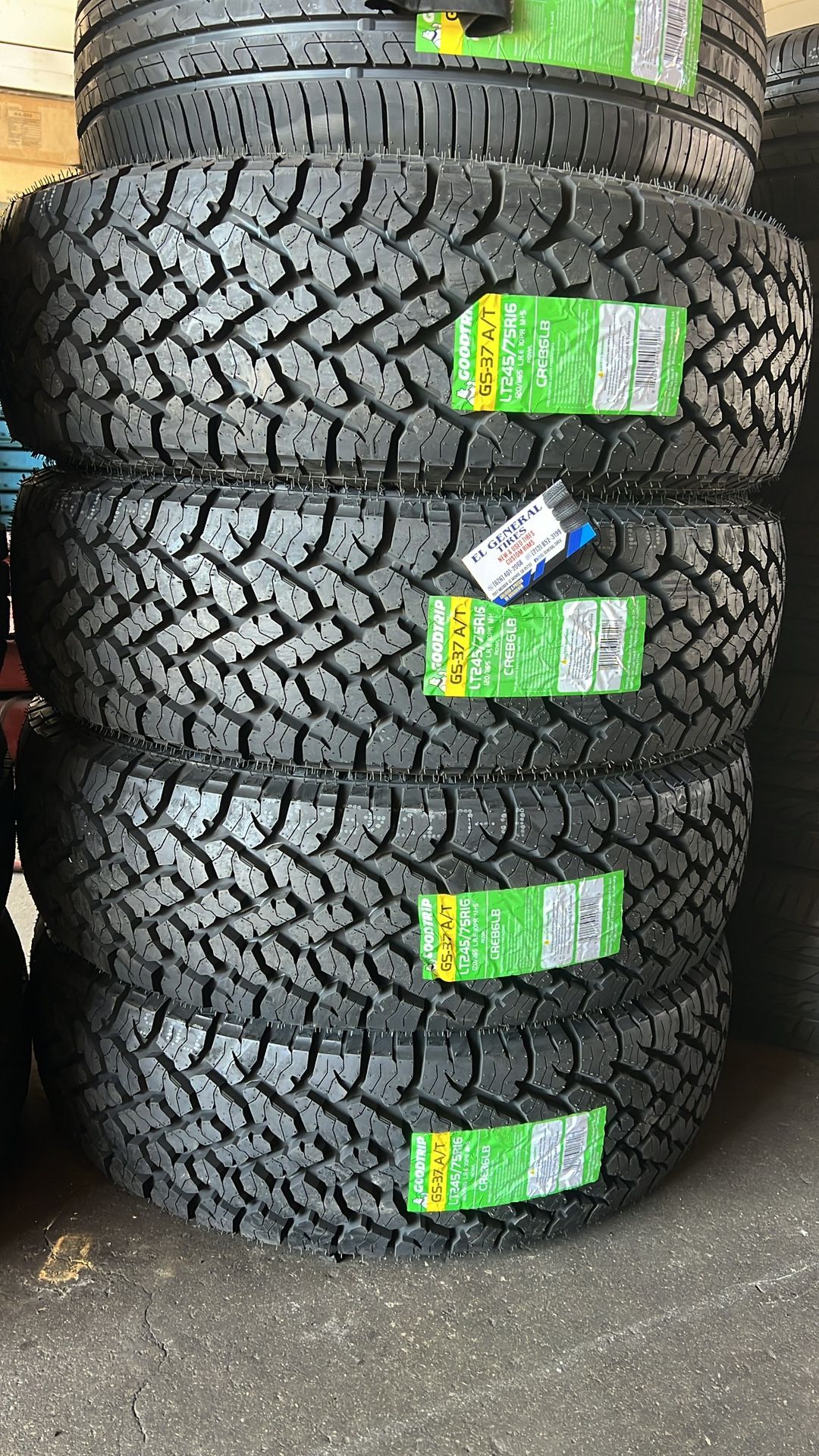 New Tires LT245/75/16 Set Of 4 Goodtrip Installed And Balanced Set De 4 Llantas Nuevas Instaladas Y Balanceadas