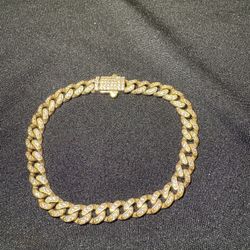 10k Gold Cuban Link Bracelet 