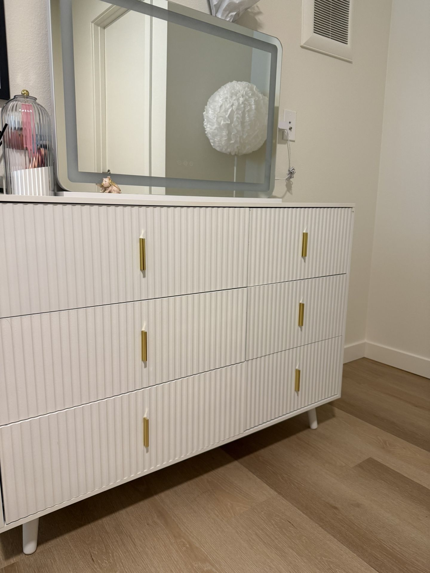 Mirror and Drawer. Used 6 months