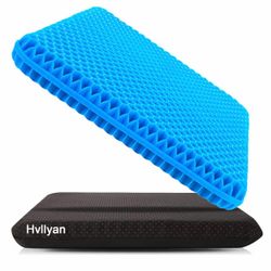Gel Seat Cushion for Long Sitting, (Thick & Large) Cushion for Office Chair, Seat, Wheelchair, etc.