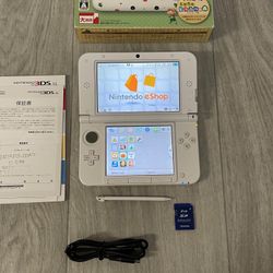 Nintendo 3DS XL Animal Crossing Edition Complete In Box