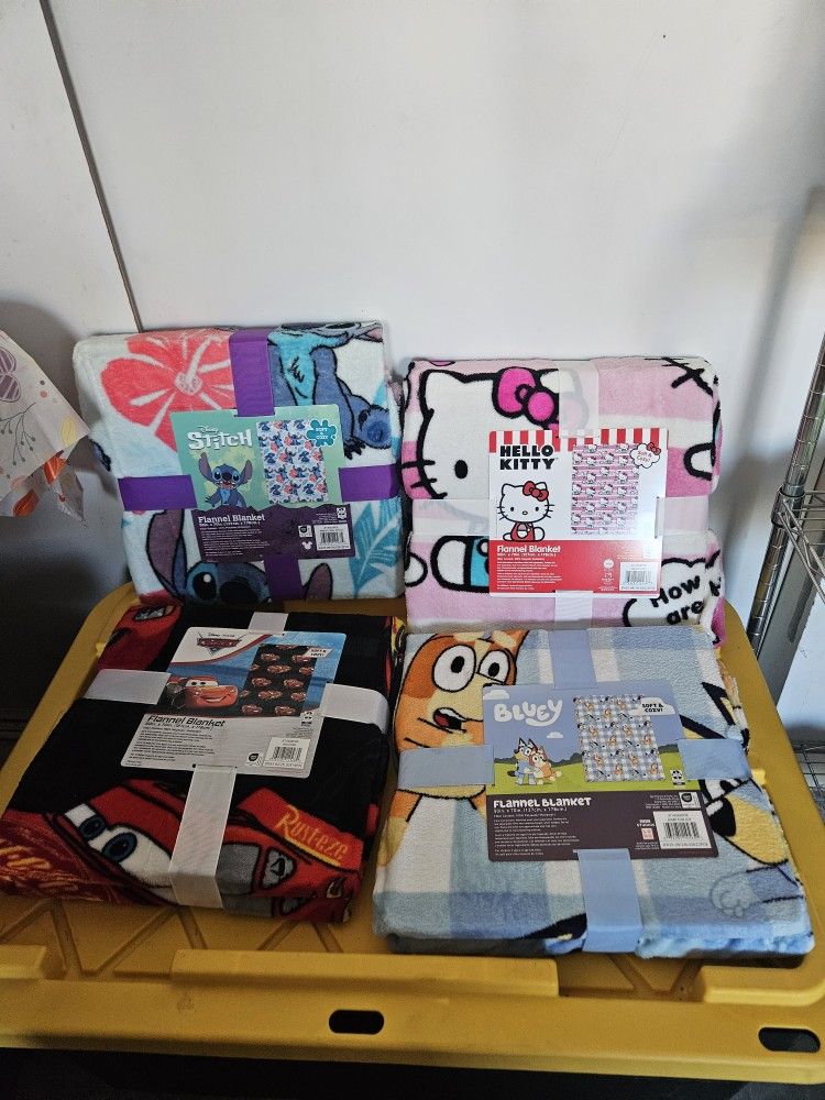 New Twin Size Blankets $22 Each