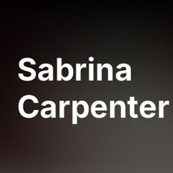 Sabrina carpenter 11/16 Crypto