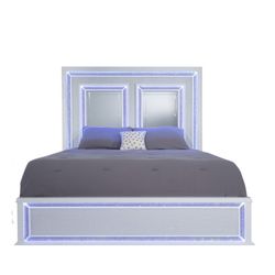 Queen Size Glamour Headboard & Footboard-night Stand Optional 