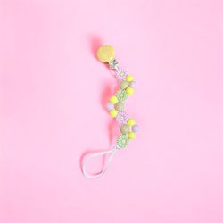 Custom Made Baby Girl Pacifier Clips/teethers