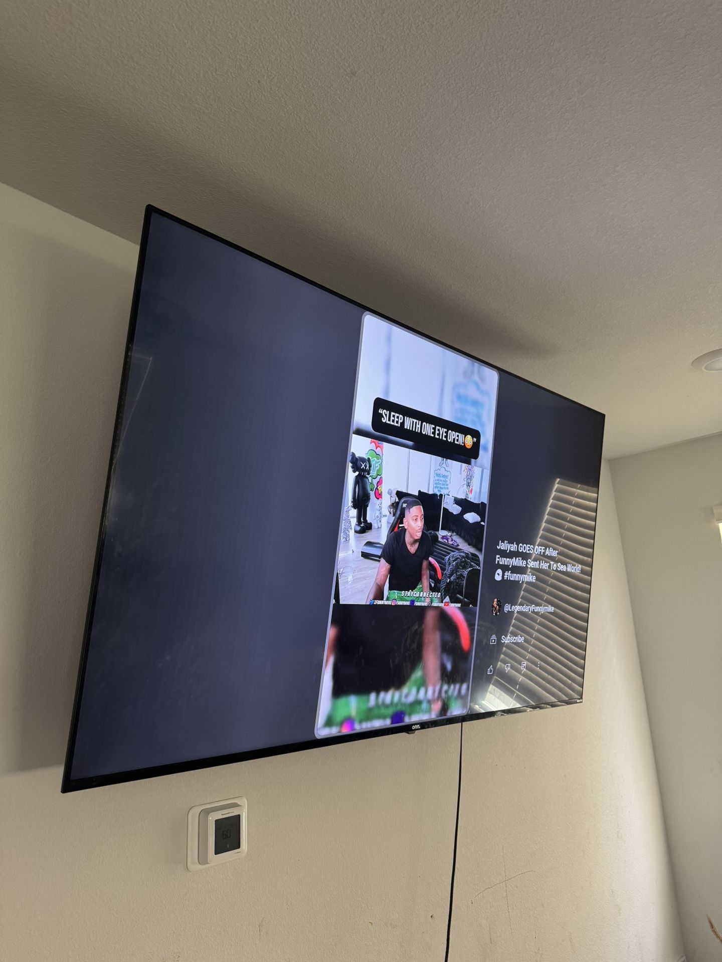 75 inch roku tv with mount