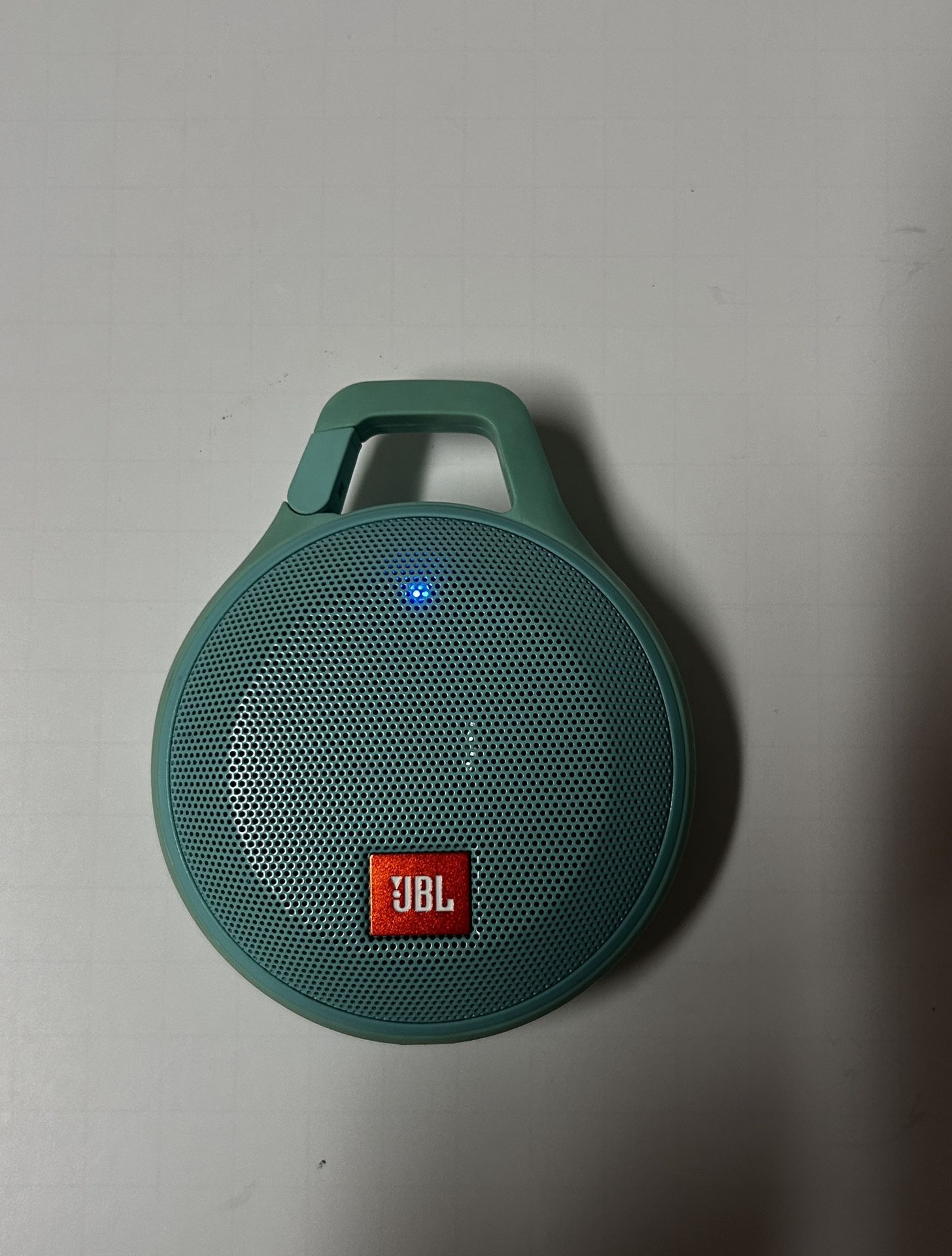 Teal JBL speaker 