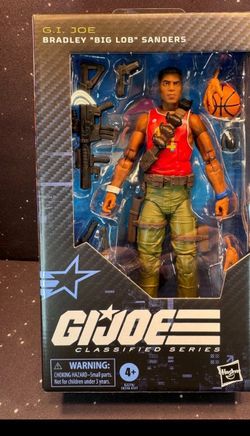 GI Joe Classified Bradley Big Lob Sanders Figure Hasbro New In Box Basketball