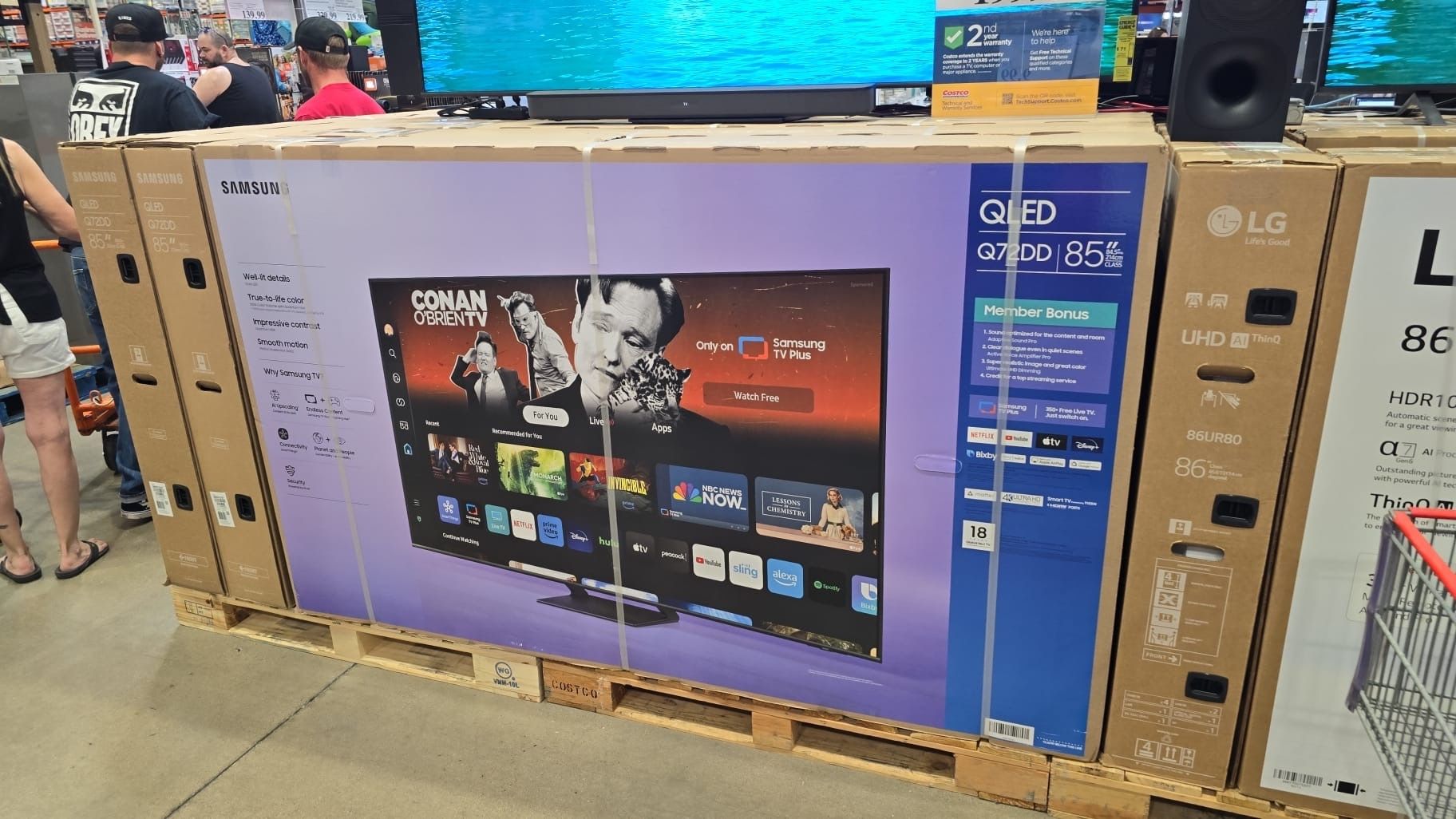 85Q7 85” Samsung Smart 4k Qled HDR Tv