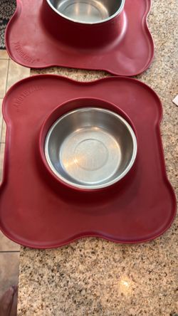 Non slip dog bowls