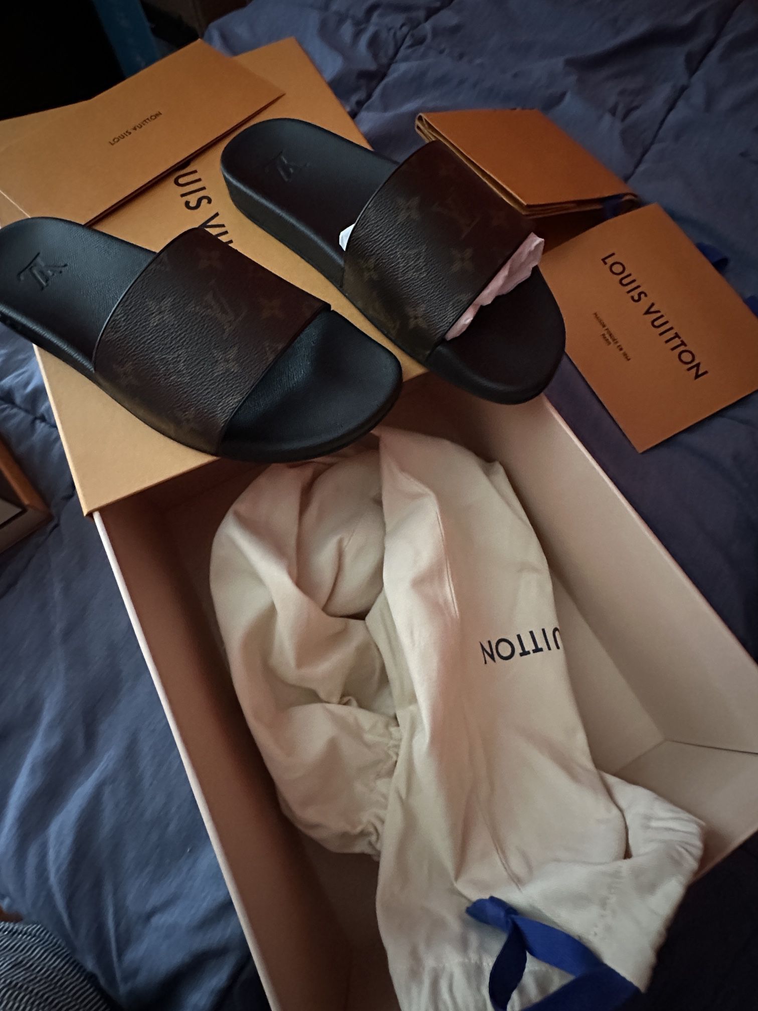 Louis Vuitton Waterfront Mule, Men's Fashion, Footwear, Casual shoes on  Carousell