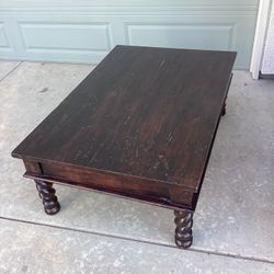 Solid Wood Coffee Table  