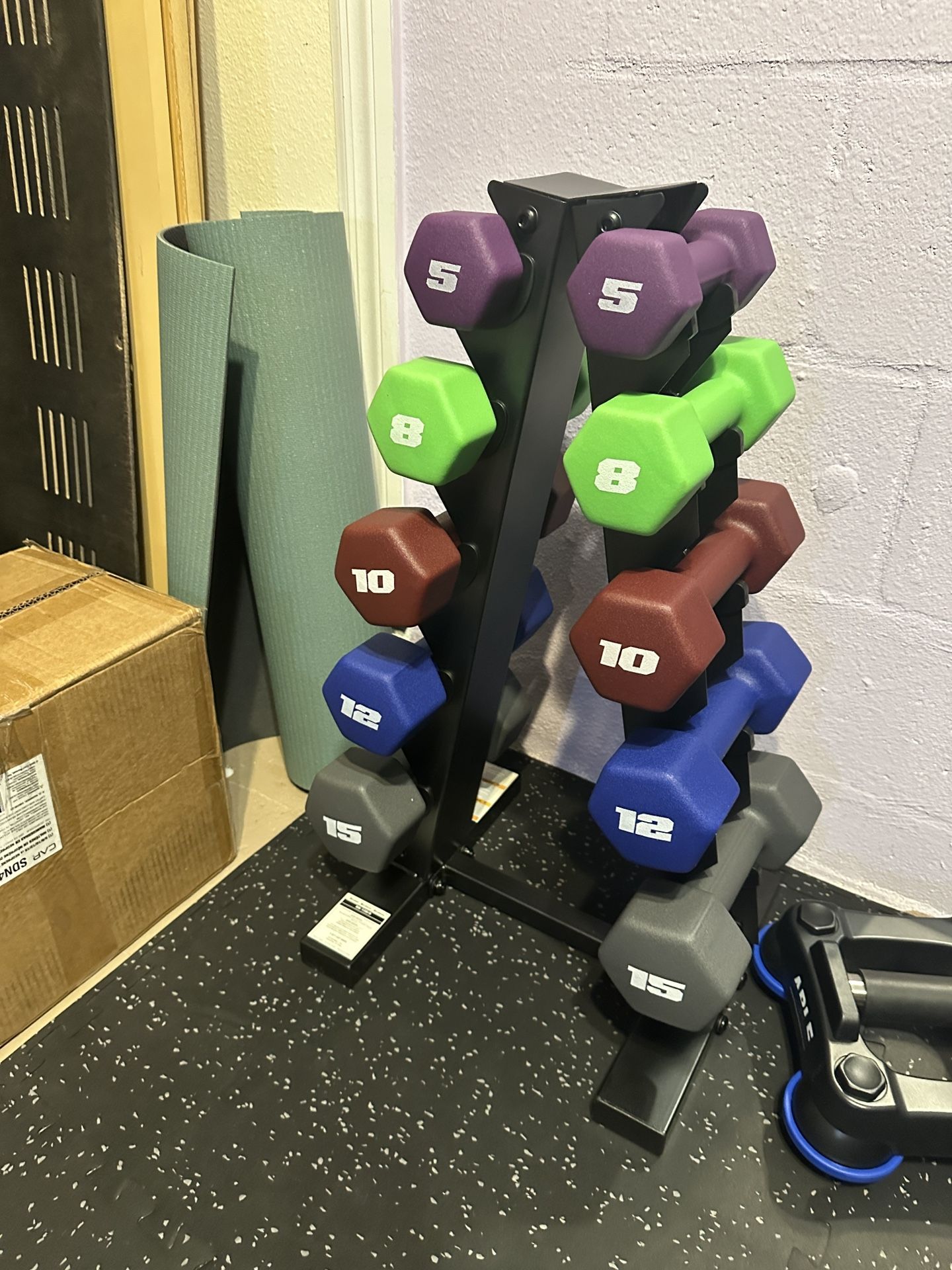 Dumbbells With Rack