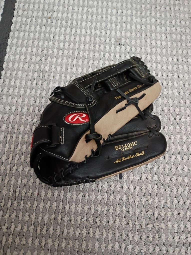 Rawlings 14 Inch Softball Glove Leather B5140HC