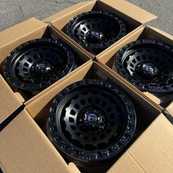 Fuel Zephyr 6x5.5 17” Off-Road Wheels Satin Black