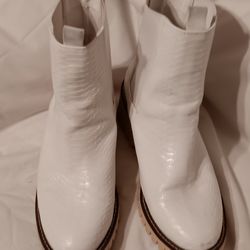 White Boots Size 10M