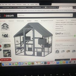 Casita Para Gato  /paw Hut Wooden Catio Outdoor