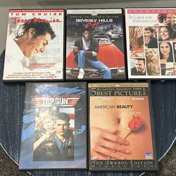 Assorted DVDs $5 Each