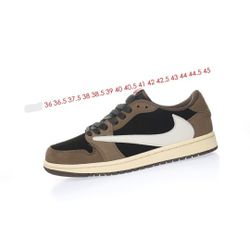 Jordan 1 Low Travis Scott Mocha 36