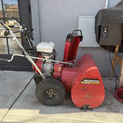 Honda HS50 two-stage snow blower.