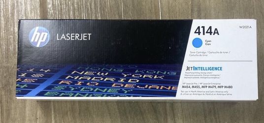 HP 414A Cyan Toner Cartridge (W2021A) – New & Sealed – Priced to Sell Fast 💨