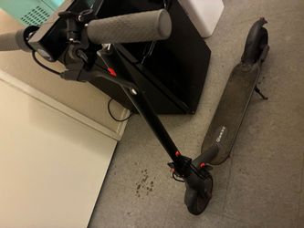 Electric scooter black