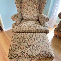 Gorgeous! Chair and Ottoman 