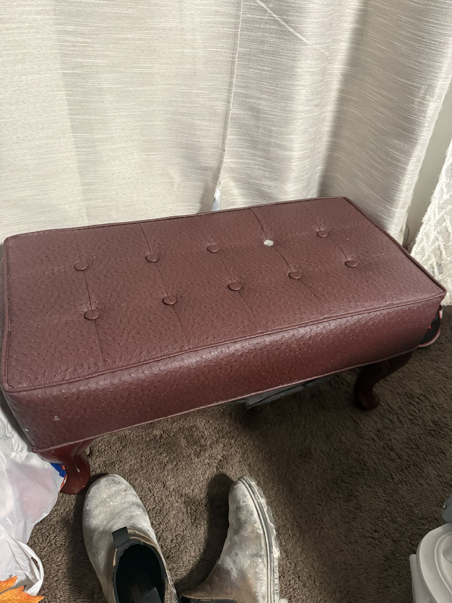 Ostrich Skin Bench