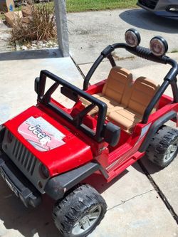 Power Wheels Jeep Red 12volt