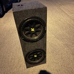 2 Kicker 10” Subwoofers