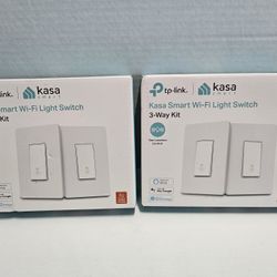 2-Pack Kasa Smart 3-Way Light Switch HS210 Kit by TP-Link fit Alexa Google Home (Price For Each)
