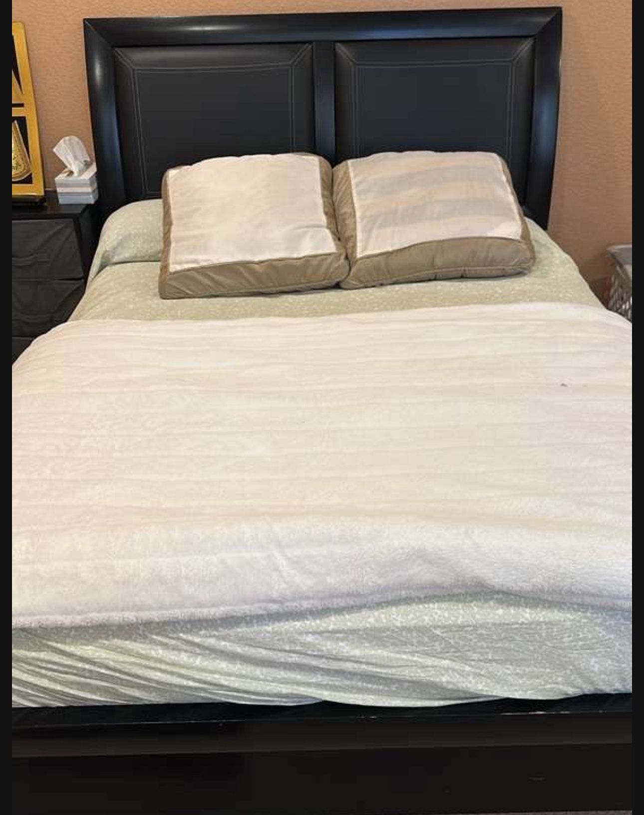 Queen Bed With Mattress