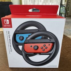 Brand New! Nintendo Switch Joy-Con Wheel (Set of 2)