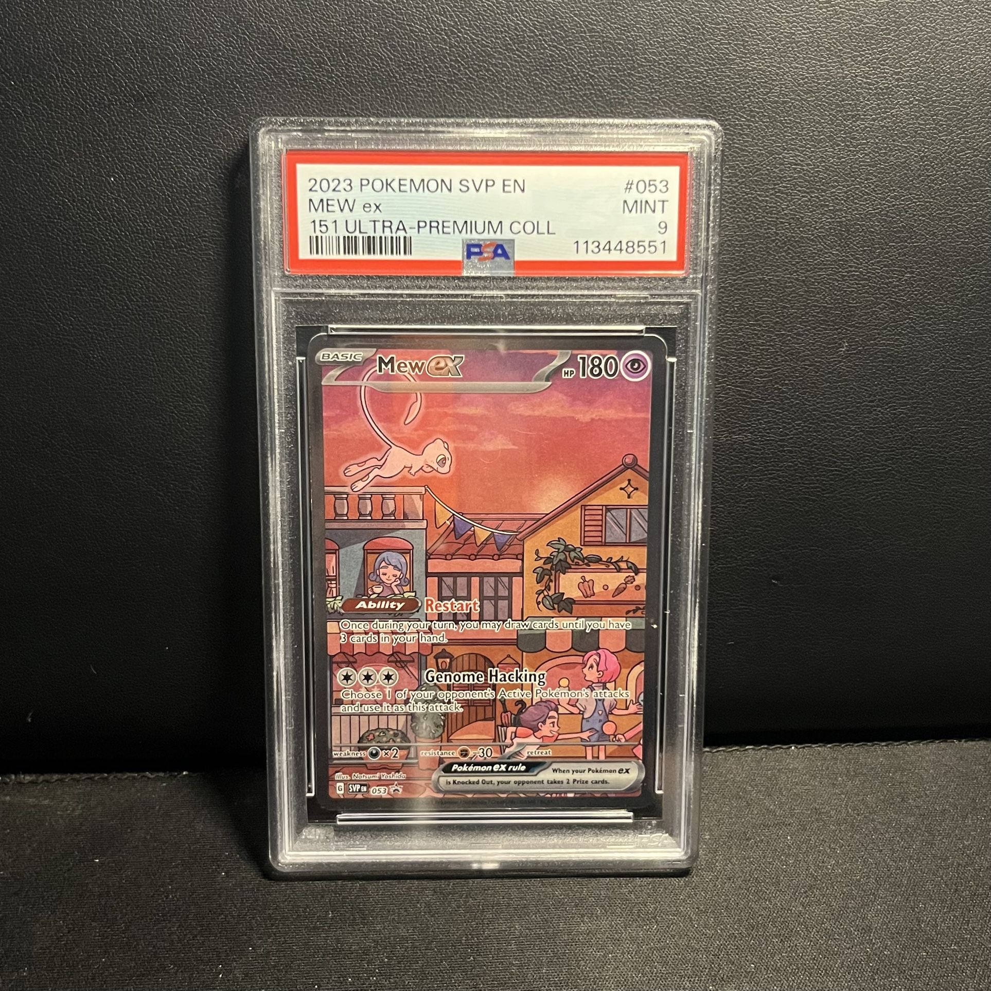 2023 POKEMON SVP EN-SV BLACK STAR PROMO 053 MEW EX 151 ULTRA-PREMIUM COLLECTION PSA 9 $40 CASH