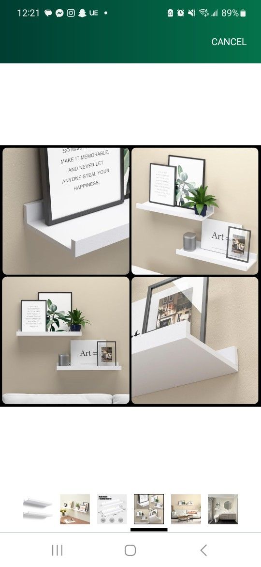 Set Of 2 Floating Shelves