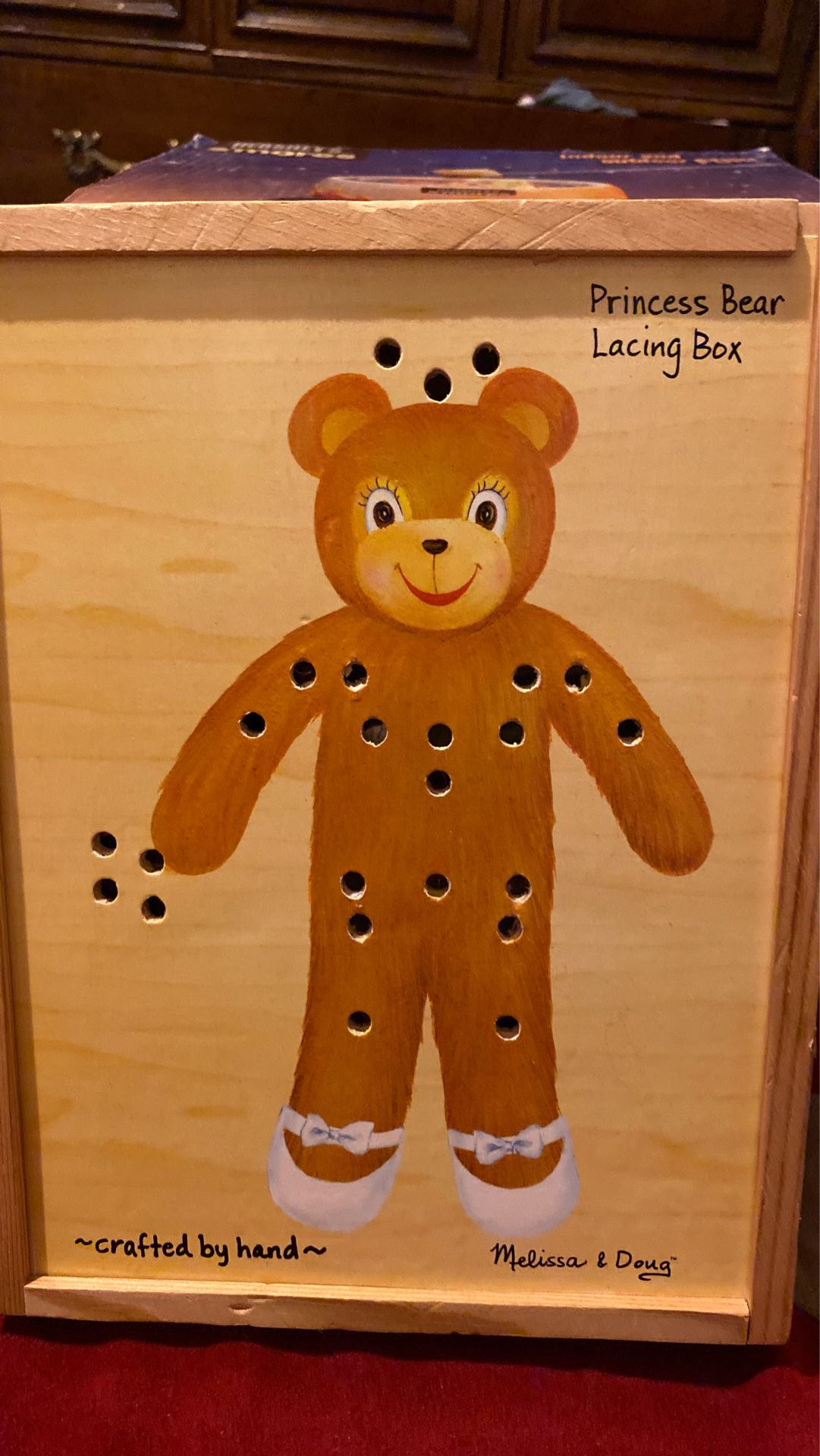 Melissa and Doug lacing bear princess