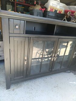 Consola de tv tidewater black parker house