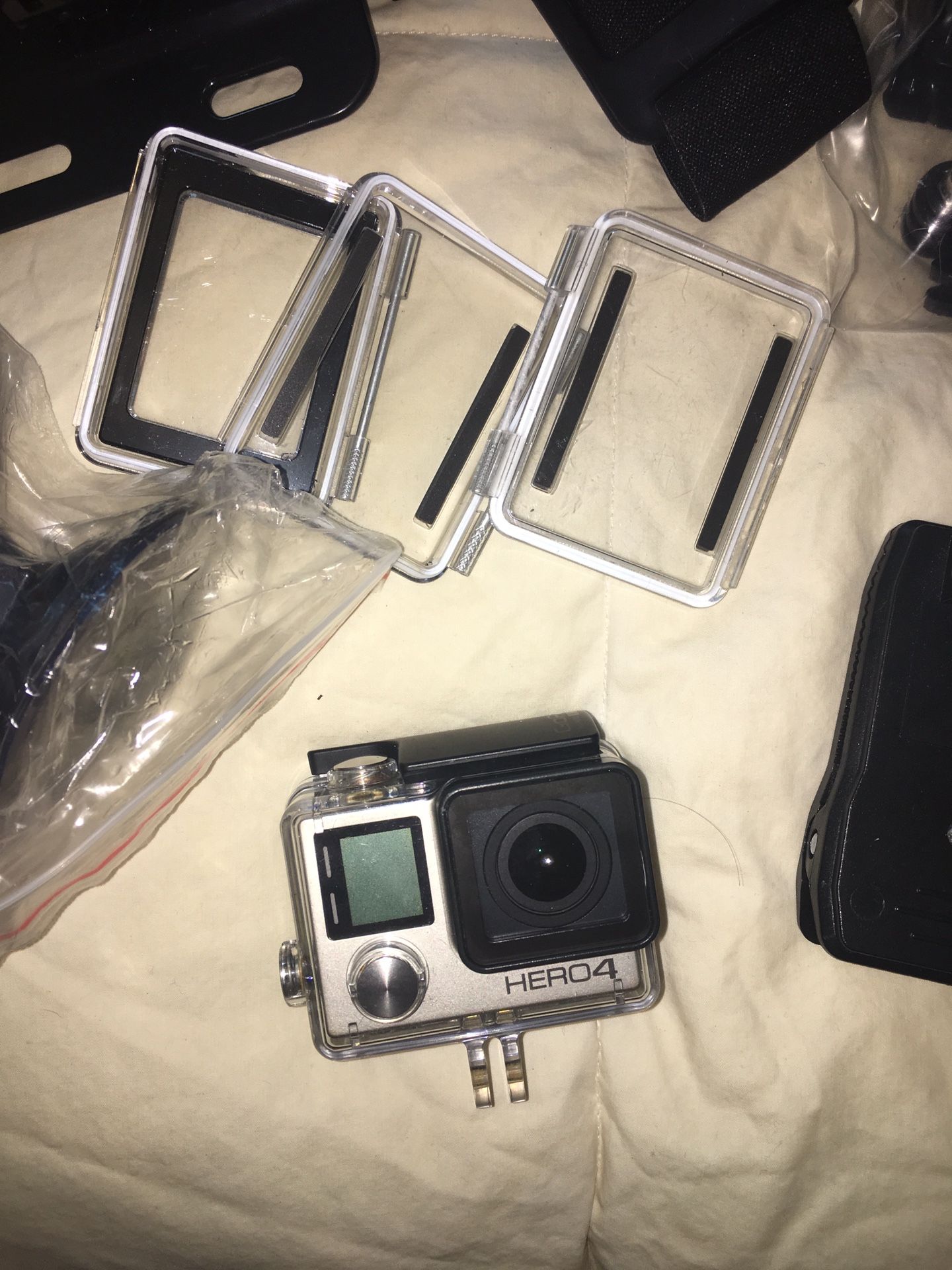 GoPro HERO4 Action Camera - Silver with EVERYTHING