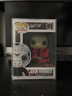Jason Voorhees Signed Funko Pop