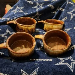 Soup Cups Made In Usa Set Of  4 