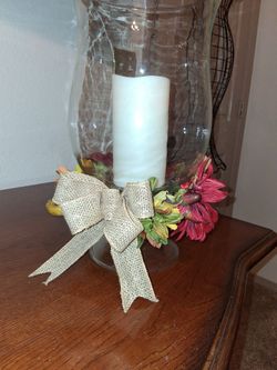 15x8 glass fall decorations batterie operated