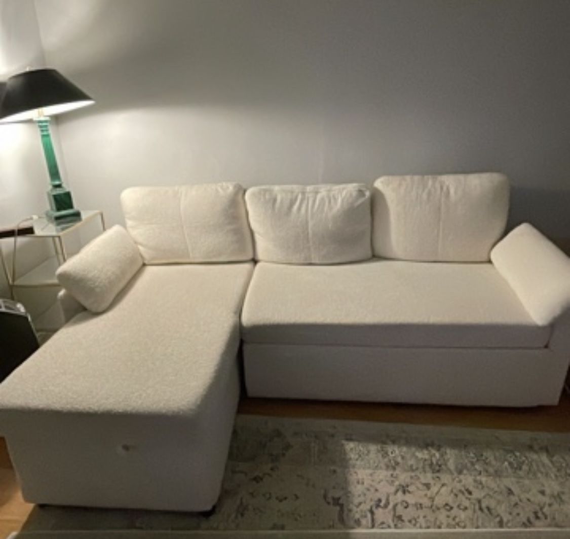 L Shaped Pullout Couch- Will Require Some Assembly