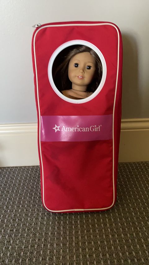 American Girl Doll carrier bag.