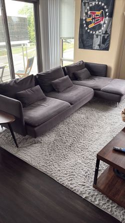 Grey Sectional couch