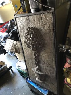 Metal wall decor