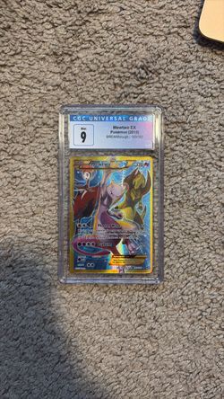 Pokemon CGC 9 MEWTWO EX 163/162 card