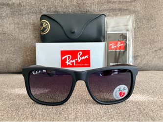 New Ray-Ban RB4165 622/T3 Justin Polarized Sunglasses